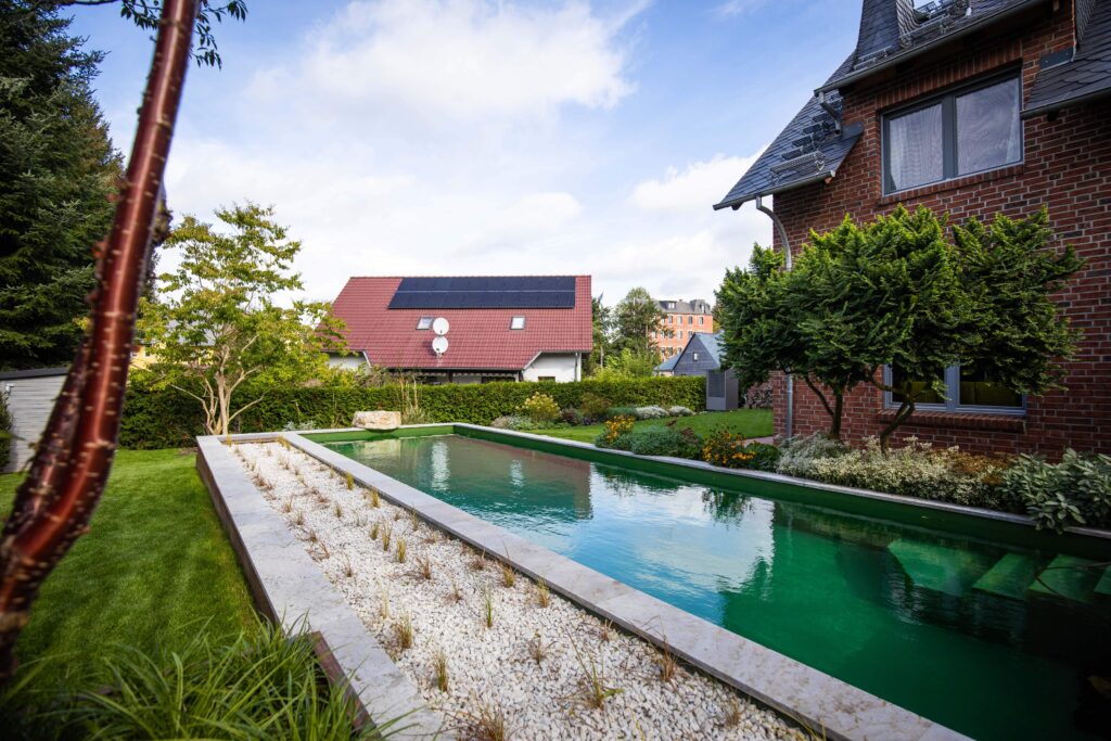 Naturpool mit Filterzone