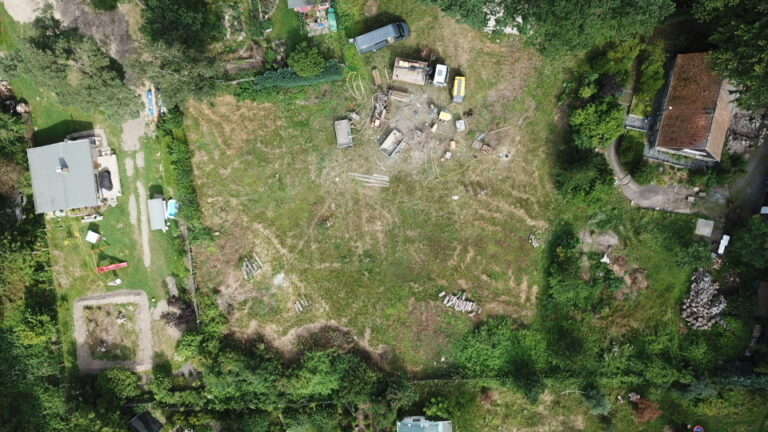 Grundstückansicht vor Bau