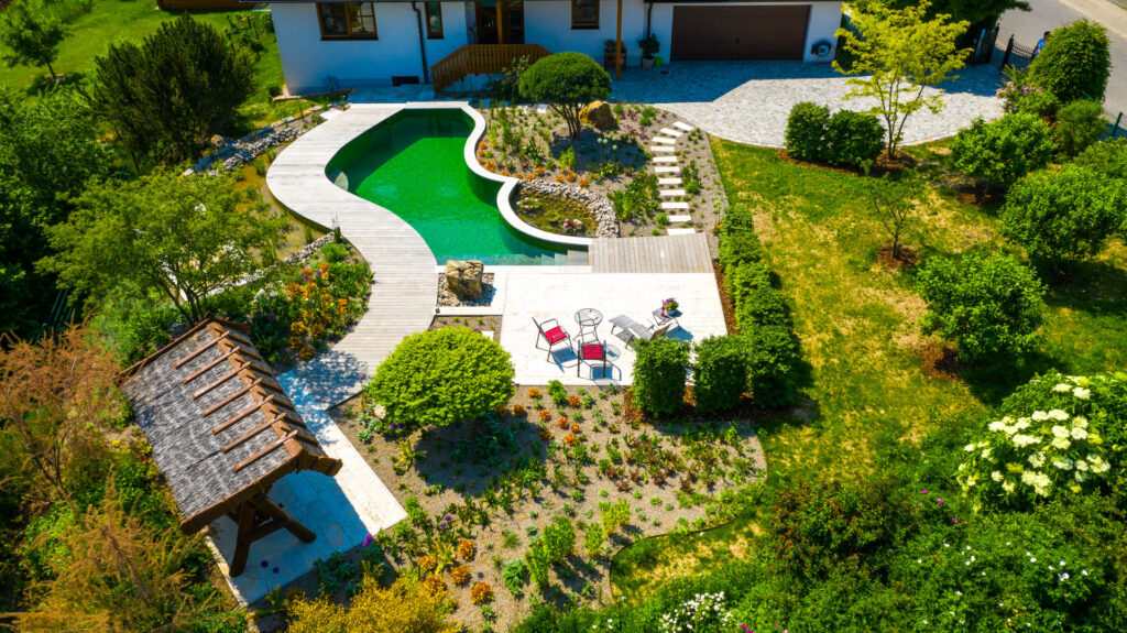 Gartenansicht komplett