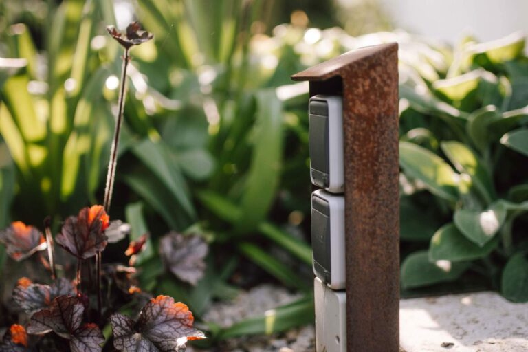 Steckdosen im Garten