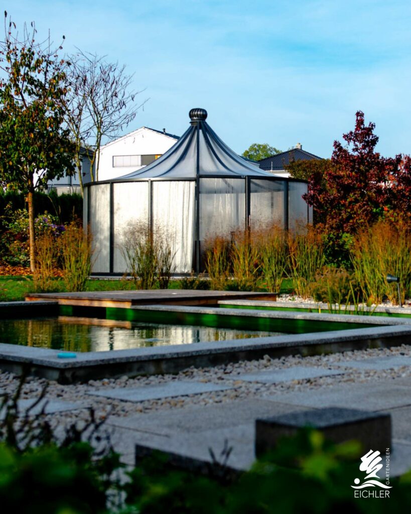 Eichler Gartenideen Projekt mit Naturpool