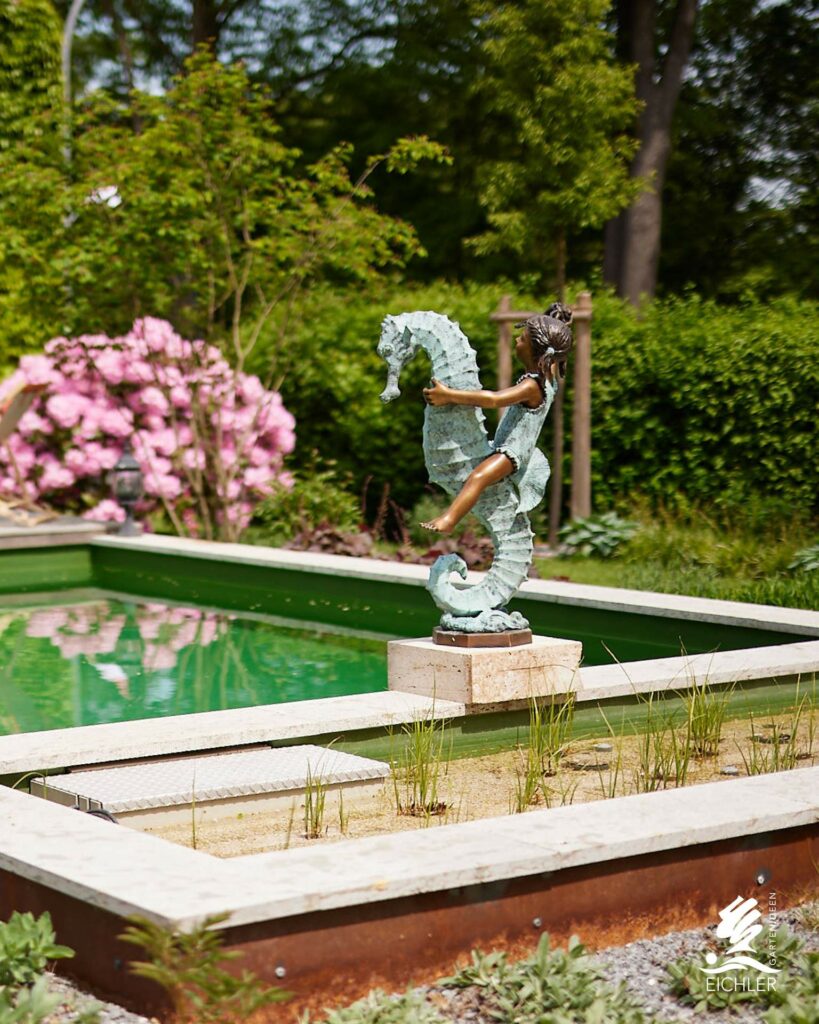 Eichler Gartenideen Projekt mit Naturpool