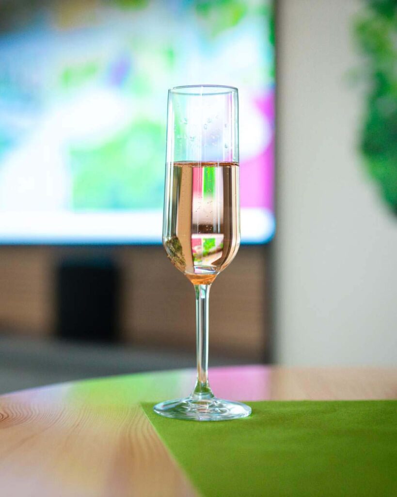Glas Sekt