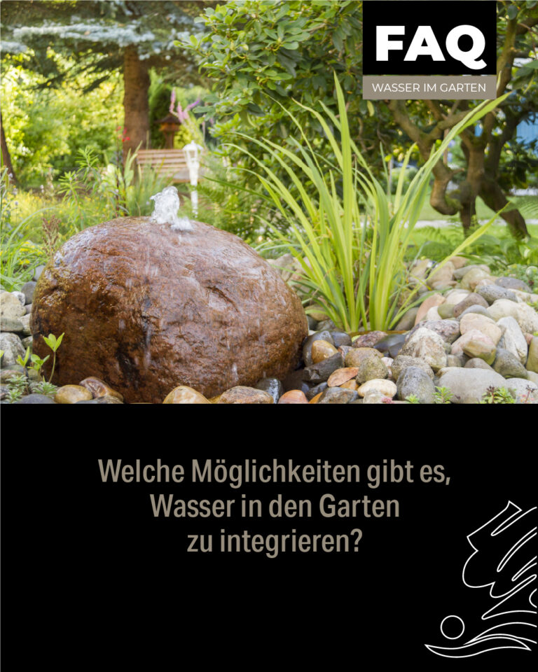 Eichler Gartenideen FAQ: Welche Möglichkeiten gibt es, Wasser in den Garten zu integrieren